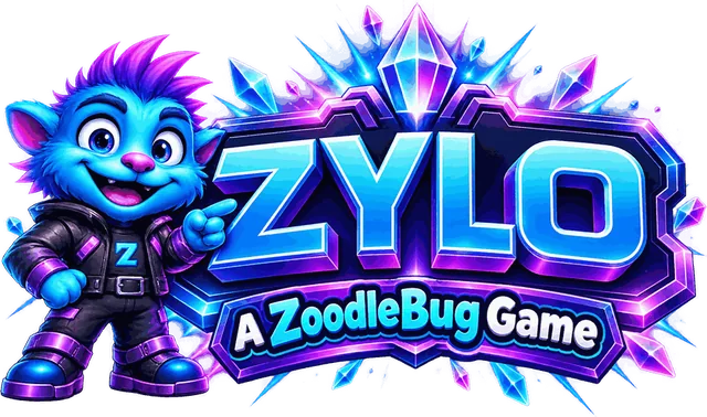 Zylo character and logo